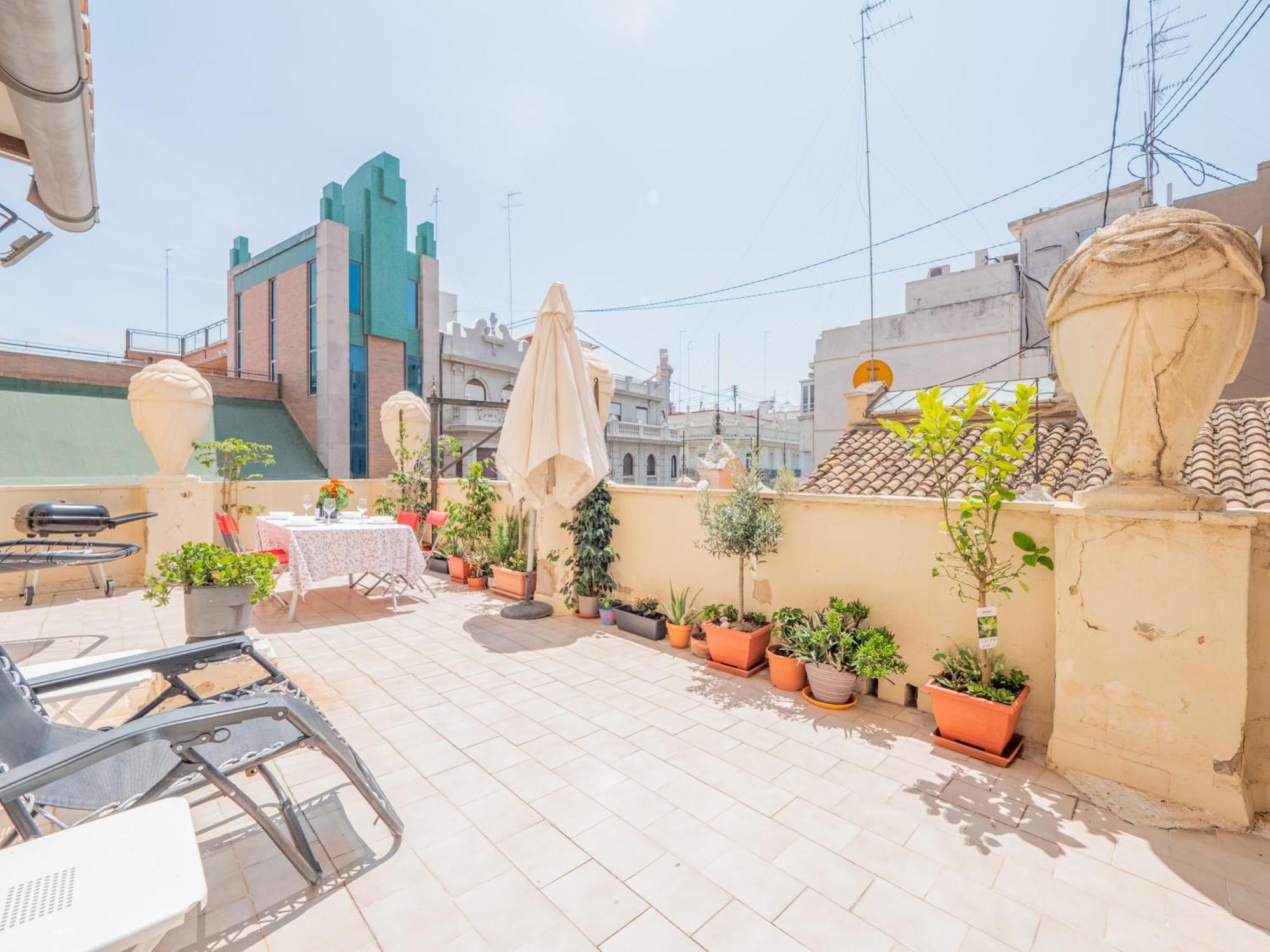 Atico De Lujo Plaza Ayuntamiento Apartment Valencia Exterior photo